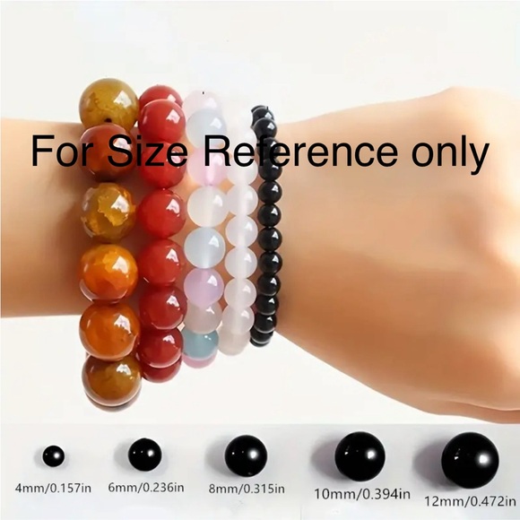 Radiant Honey Calcite Stone Crystal Stretch Bracelet Infused with Healing Energy - Picture 5 of 5